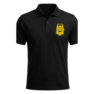 polera tipo polo manga corta