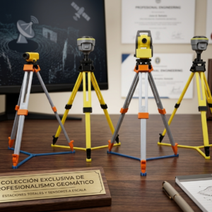 equipos topográficos impresos en 3d para escritorio